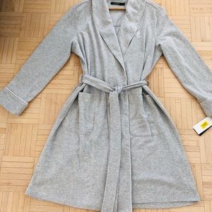 NWT Ralph Lauren soft Gray robe size L
